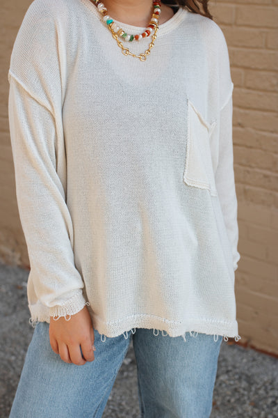 Lex Oversized Lightweight Sweater
