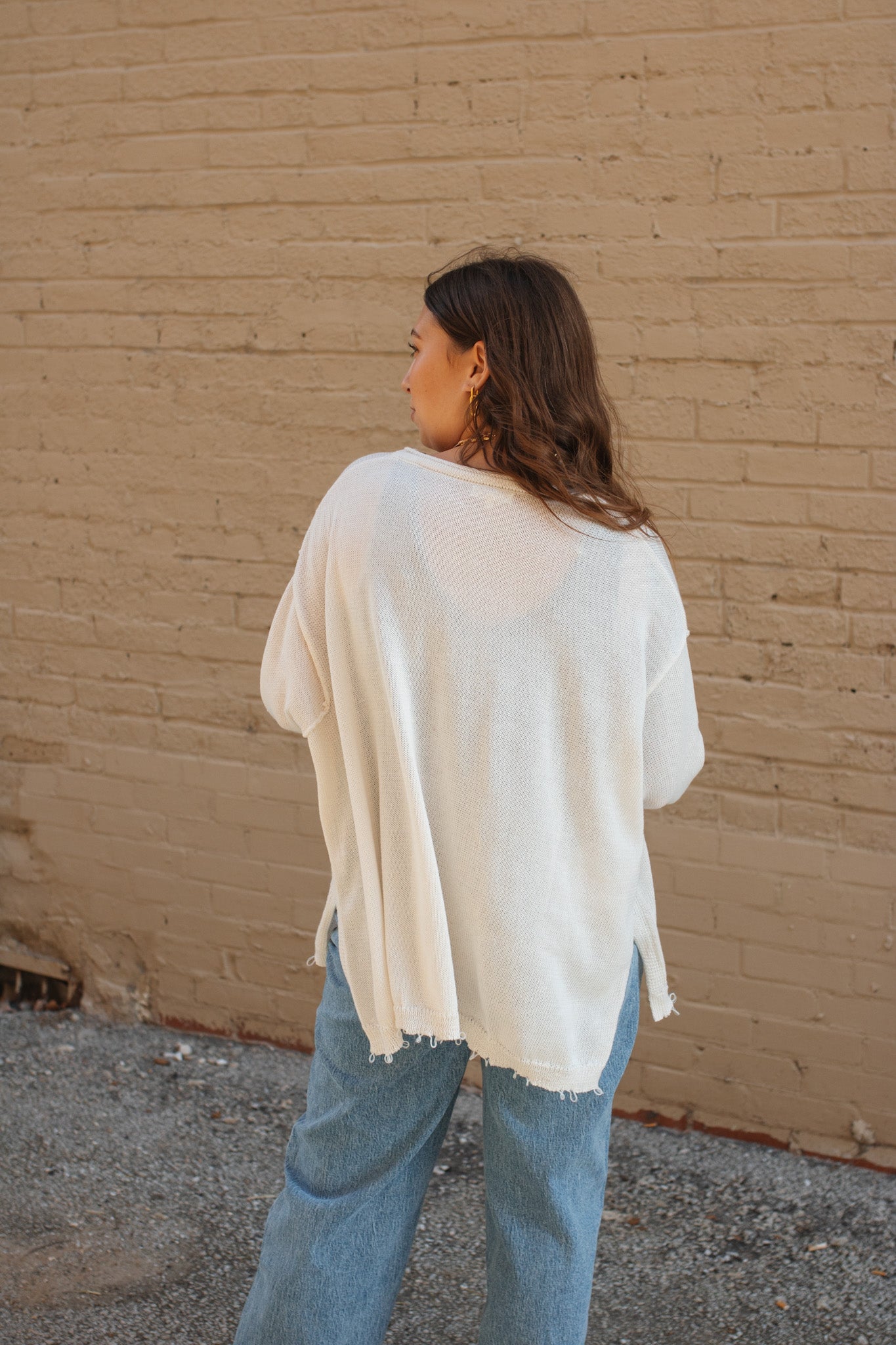 Lex Oversized Lightweight Sweater