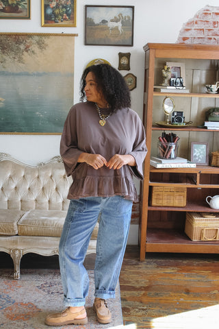 Emilee Relaxed Ruffle Tee