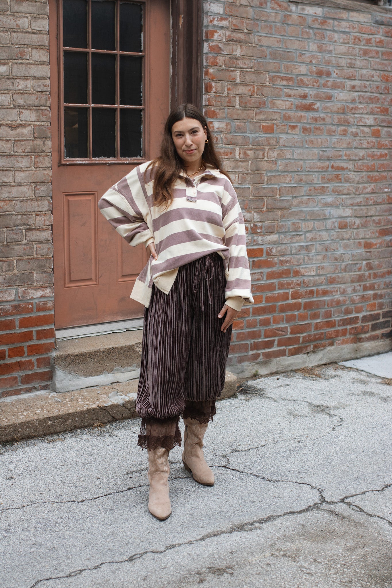 Sylvie Velvet Bloomer Pants