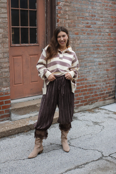 Greta Rugby Stripe Pullover