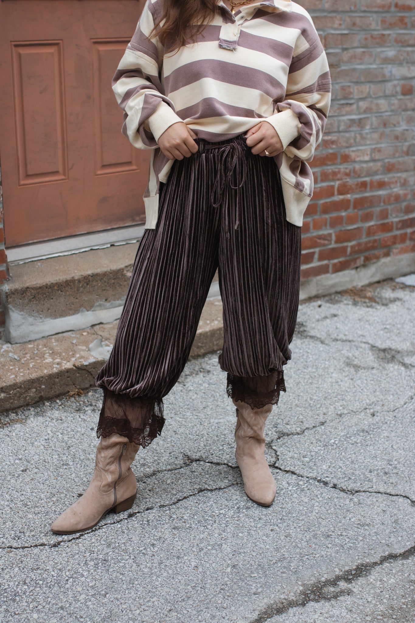 Sylvie Velvet Bloomer Pants
