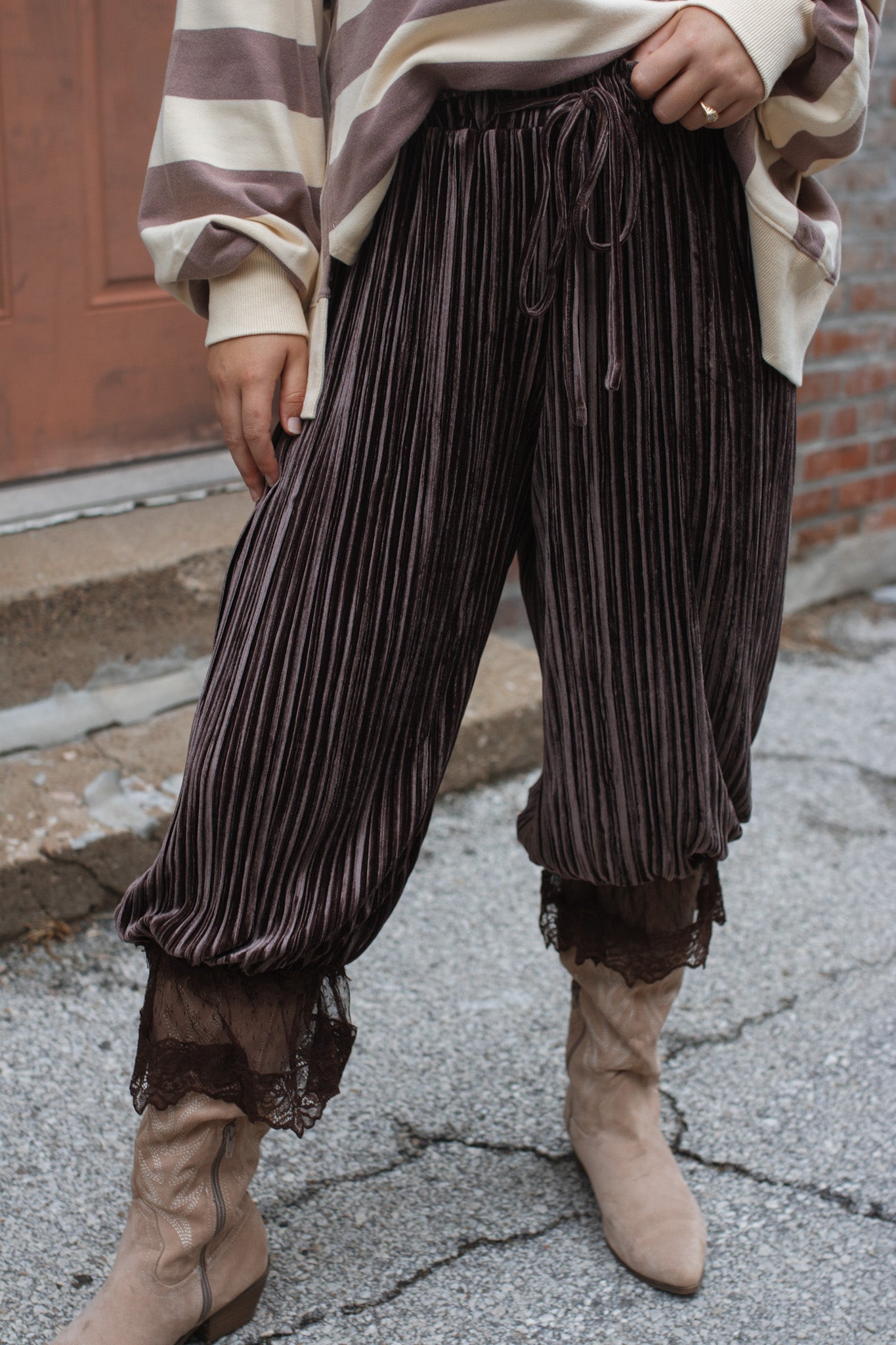 Sylvie Velvet Bloomer Pants