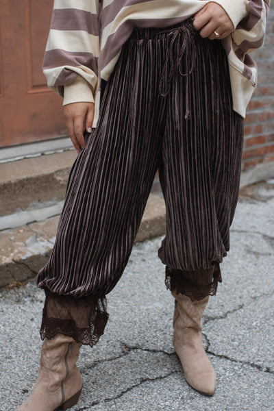 Sylvie Velvet Bloomer Pants