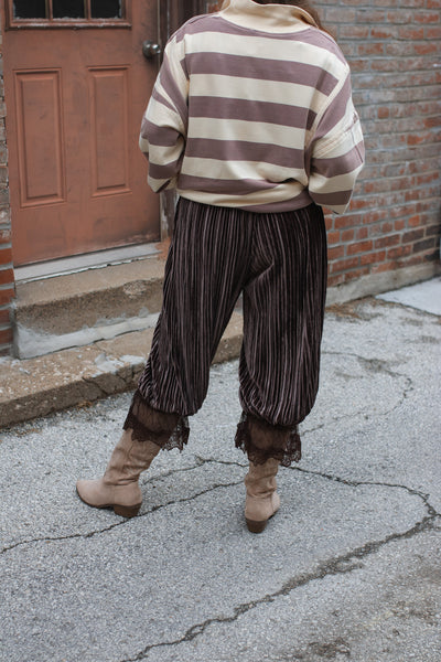 Sylvie Velvet Bloomer Pants