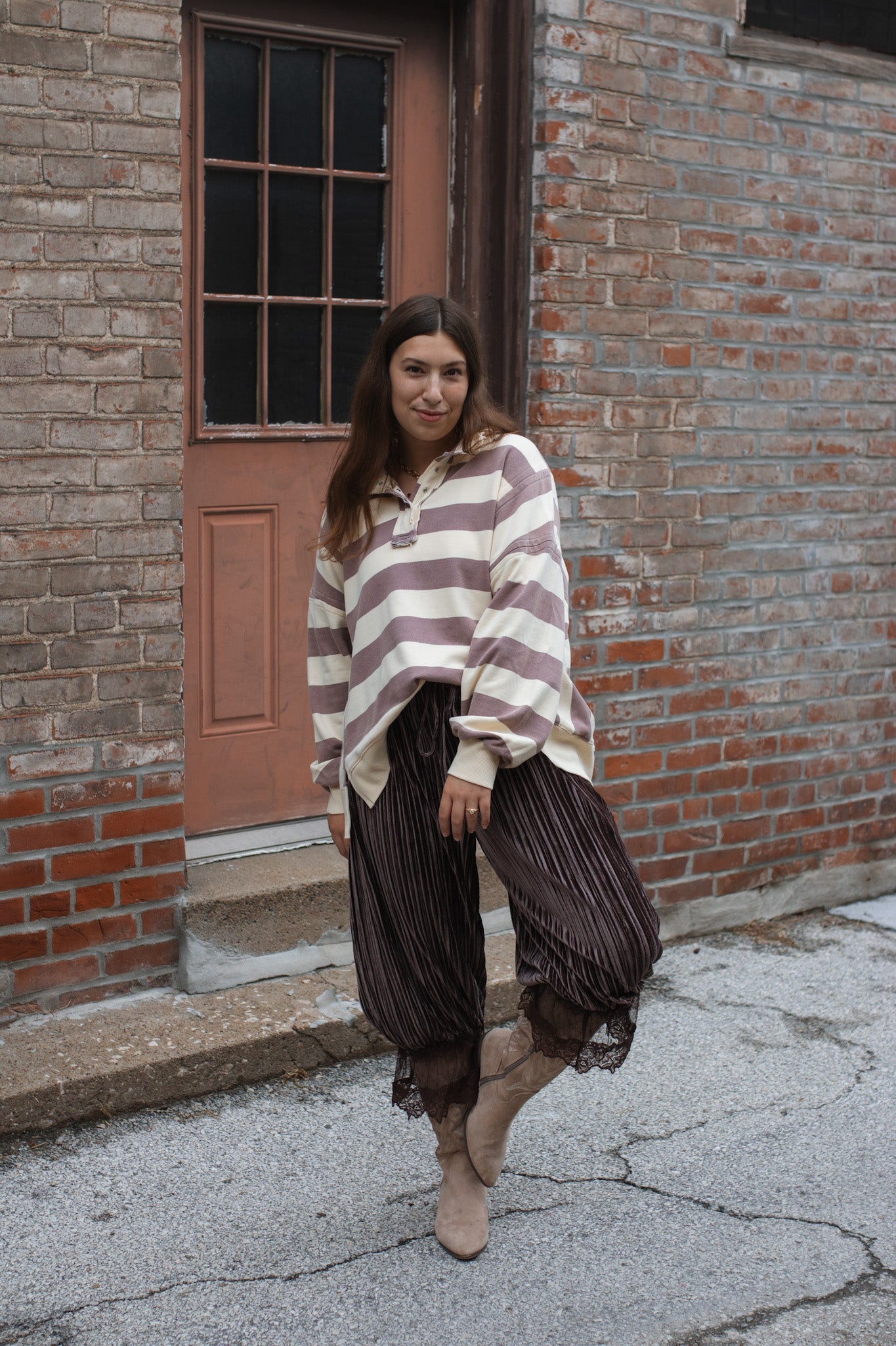 Greta Rugby Stripe Pullover