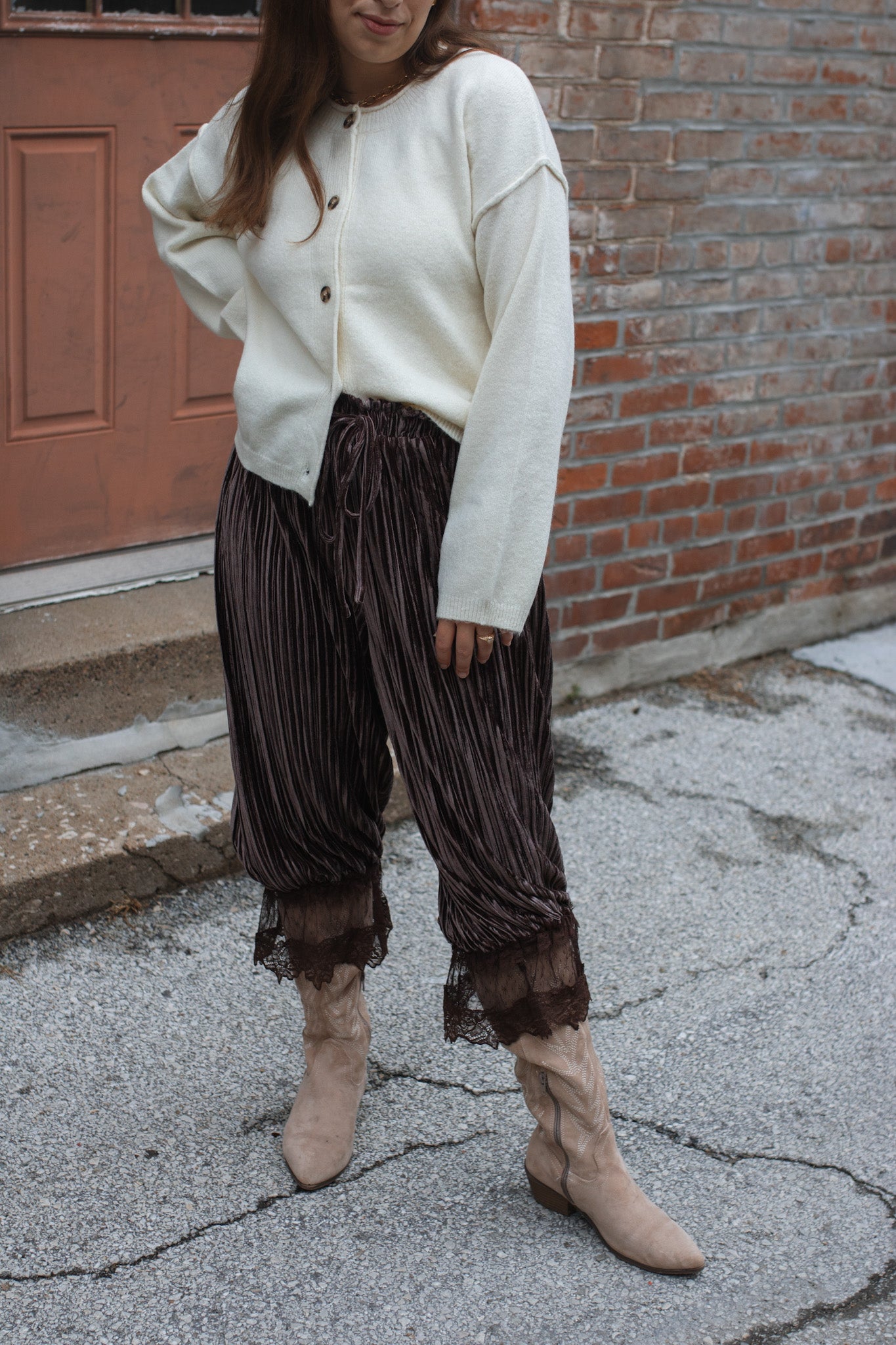 Sylvie Velvet Bloomer Pants