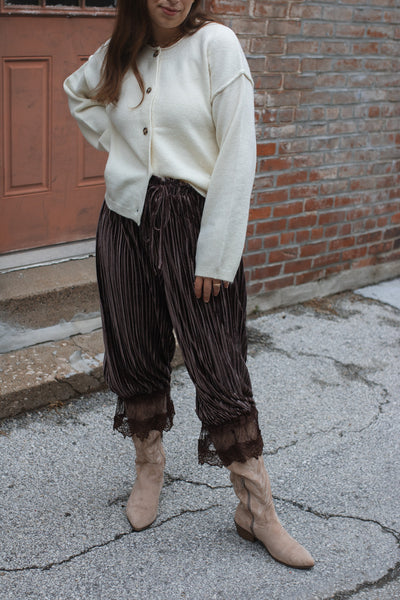 Sylvie Velvet Bloomer Pants