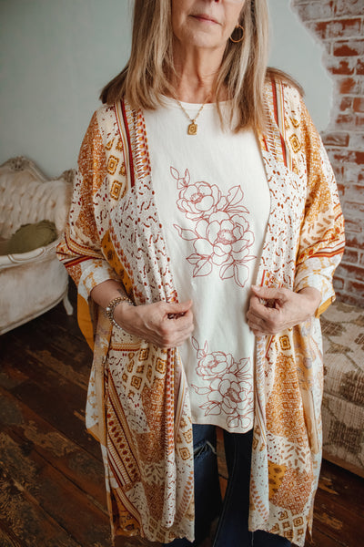 Freya Patchwork Kimono