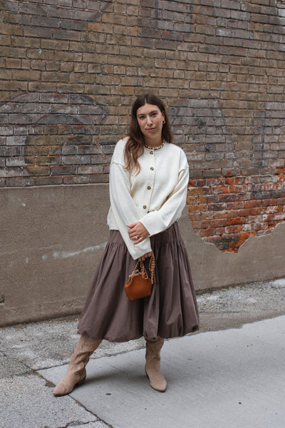 Dani Bubble Midi Skirt