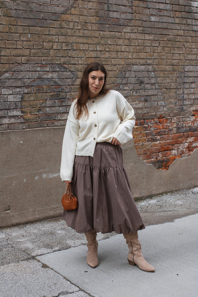 Dani Bubble Midi Skirt