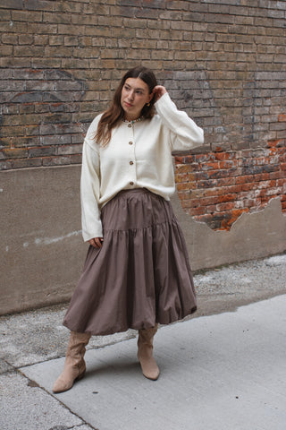 Dani Bubble Midi Skirt