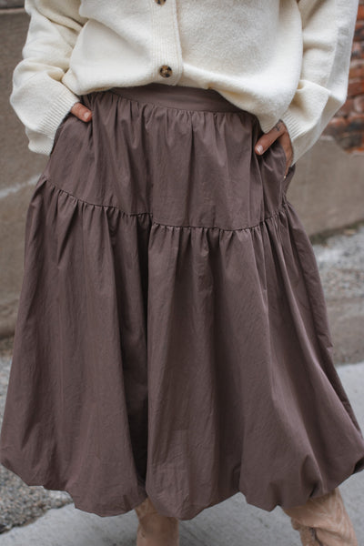 Dani Bubble Midi Skirt