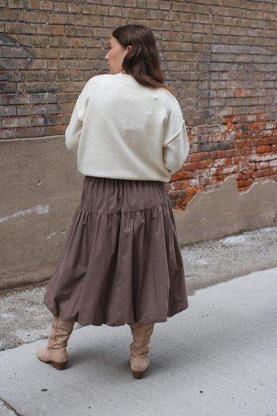 Dani Bubble Midi Skirt