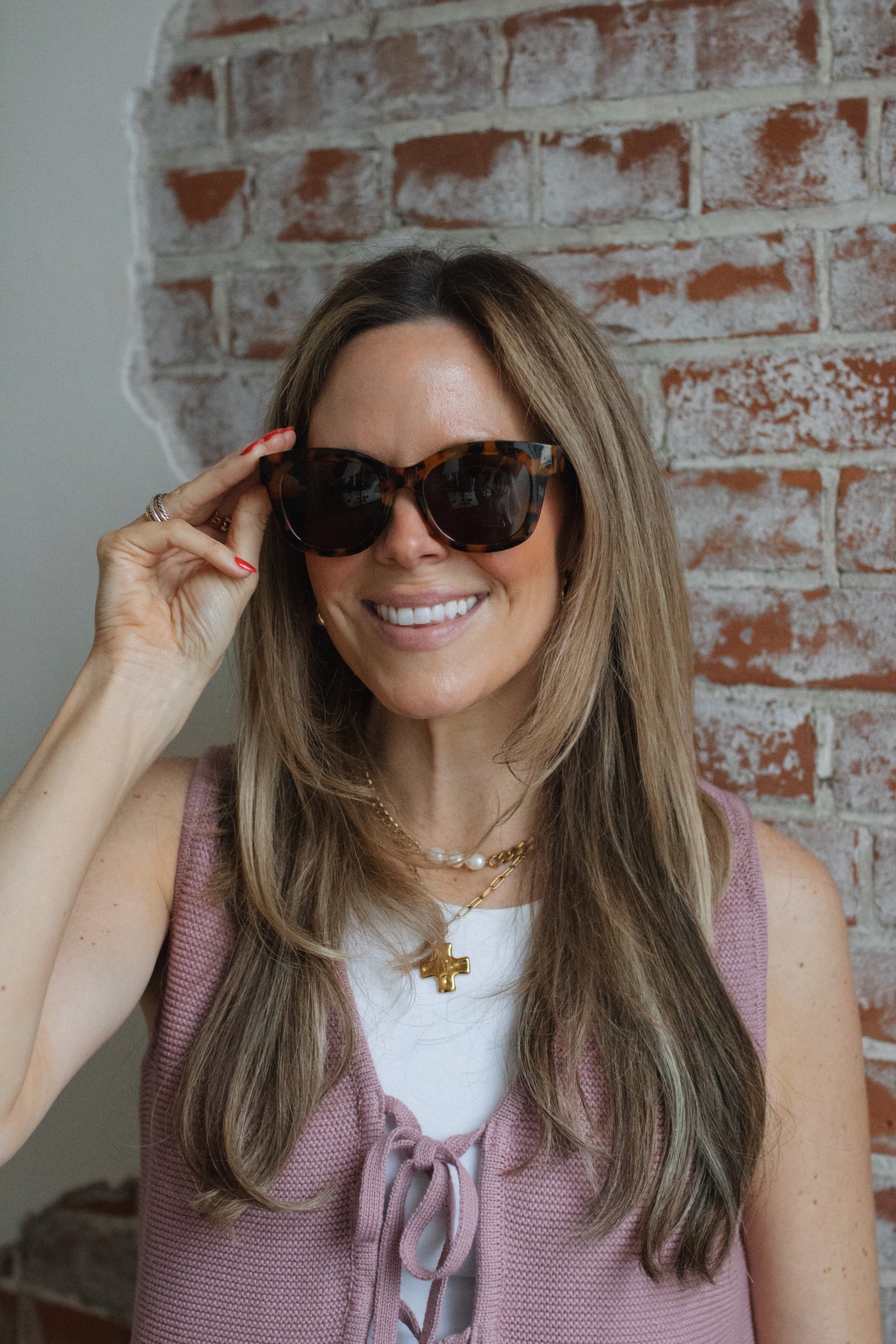 Center Stage Polarized Sunglasses | Tortoise