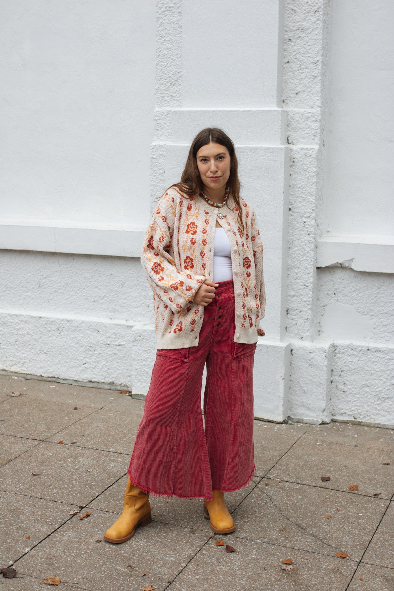 Eloise Floral Knit Cardigan