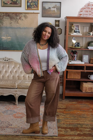 Penny Rainbow Knit Cardigan