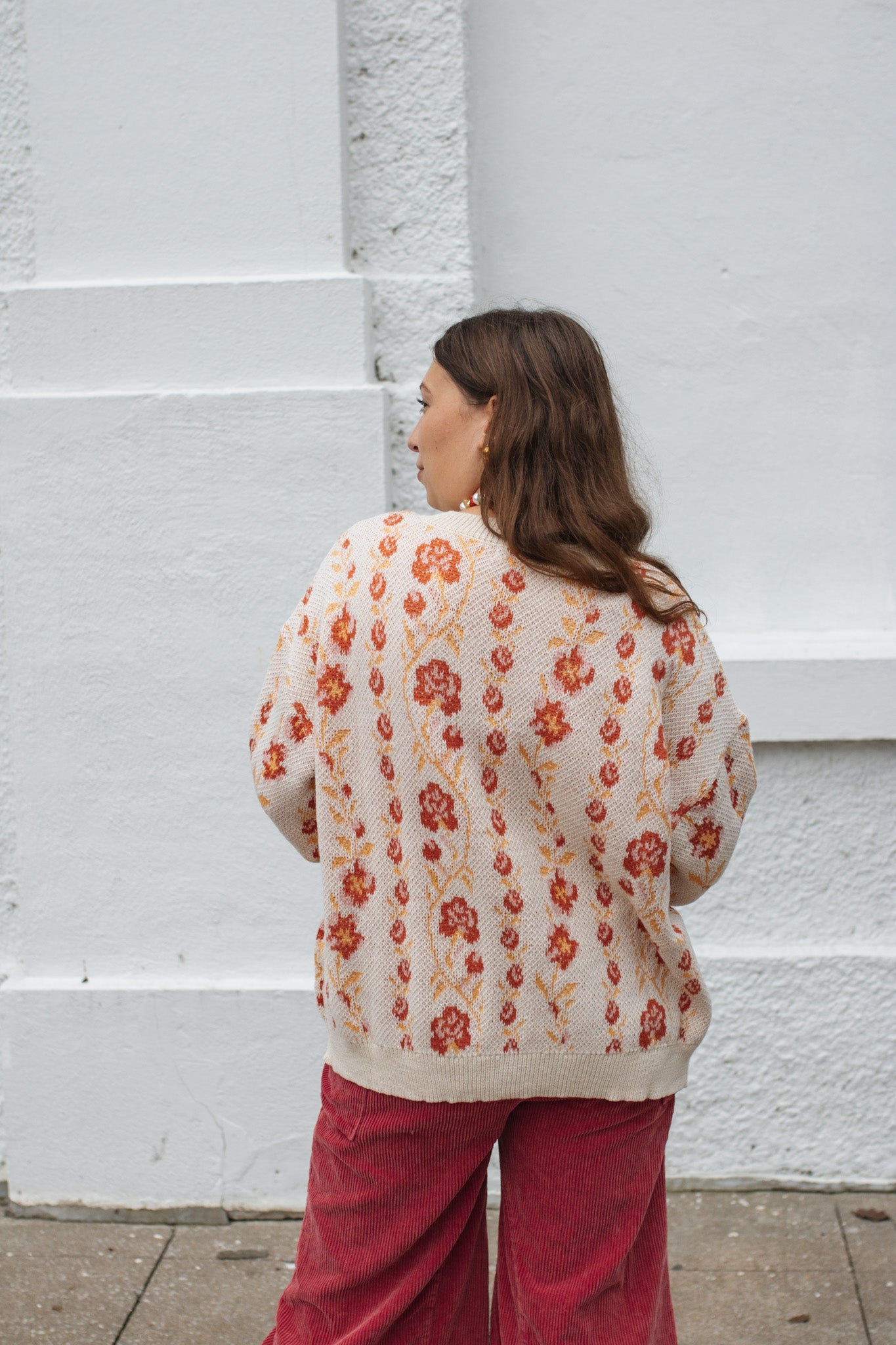 Eloise Floral Knit Cardigan