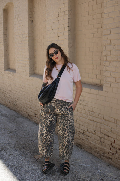 Riley Relaxed Boyfriend Tee | Blush