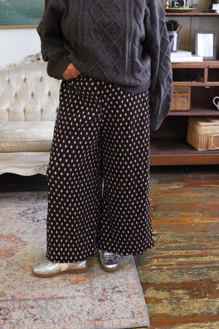 Tess Polka Dot Wide Leg Pant