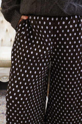 Tess Polka Dot Wide Leg Pant