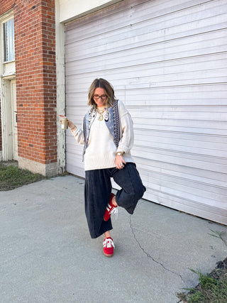 Parker Pull On Gauze Barrel Pant