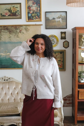 Remy Embroidered Holiday Icon Cardigan