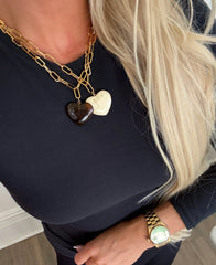 Marlo Heart Chain Necklace