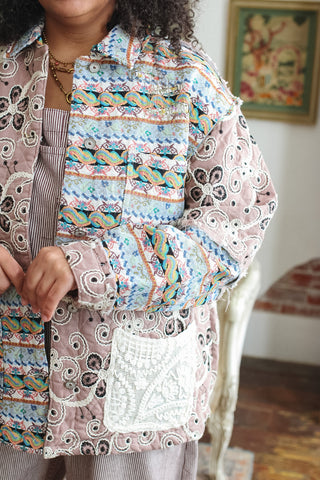 Goldie Mixed Medium Quilted Jacket