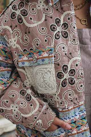 Goldie Mixed Medium Quilted Jacket