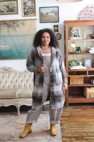 Teddy Long Knit Cardigan