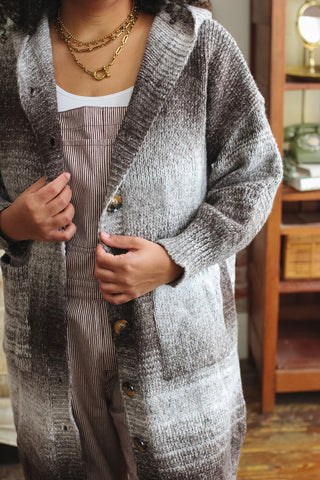 Teddy Long Knit Cardigan