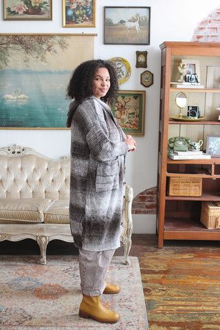 Teddy Long Knit Cardigan
