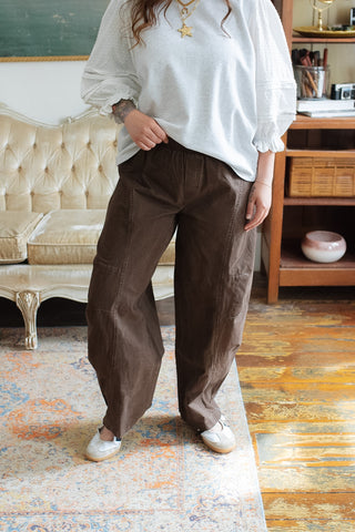 Roxie Washed Barrel Pants