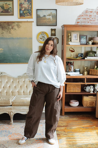 Roxie Washed Barrel Pants