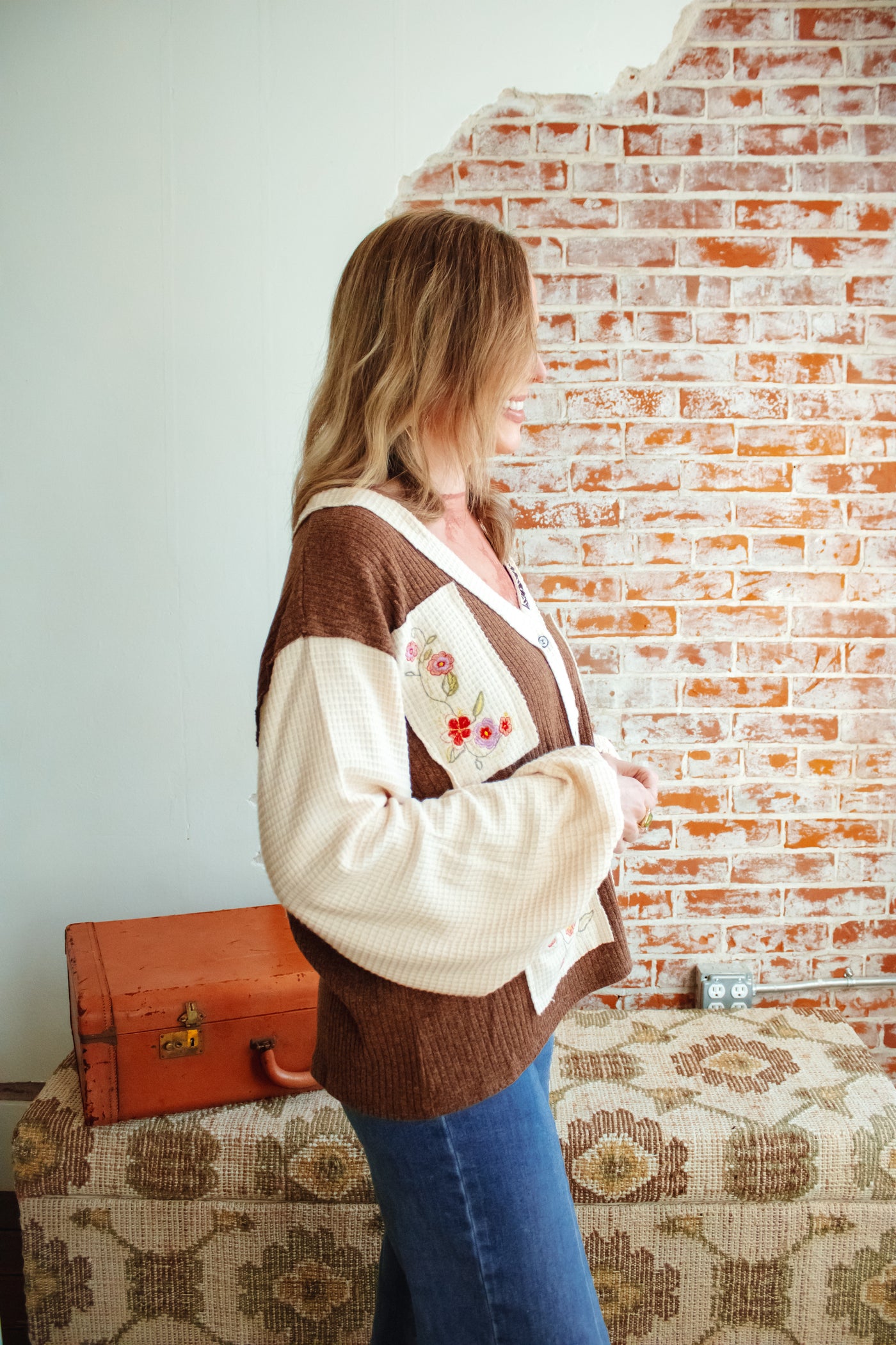 Love Letters Embroidered Cardigan