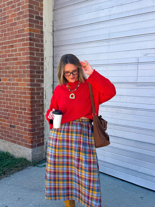Logan Mock Neck Knit Sweater