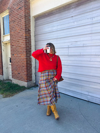 Logan Mock Neck Knit Sweater