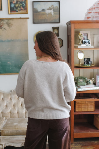Remy Embroidered Holiday Icon Cardigan