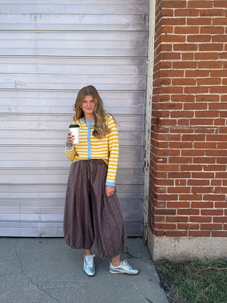 Rowan Floral Drawstring Balloon Pant