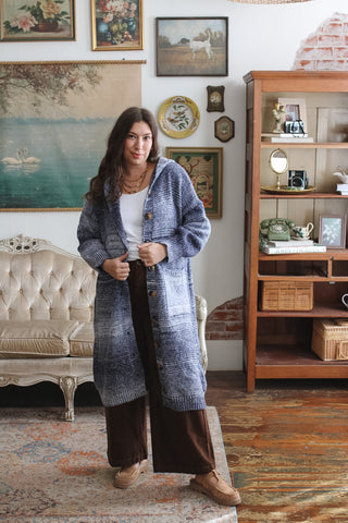 Teddy Long Knit Cardigan