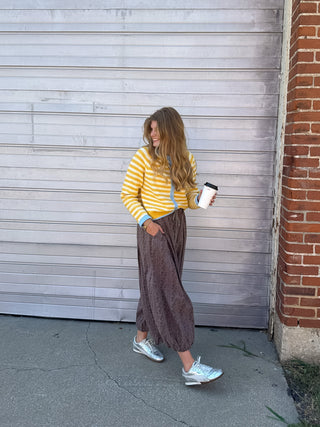 Chandler Striped Knit Cardigan
