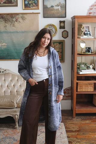 Teddy Long Knit Cardigan