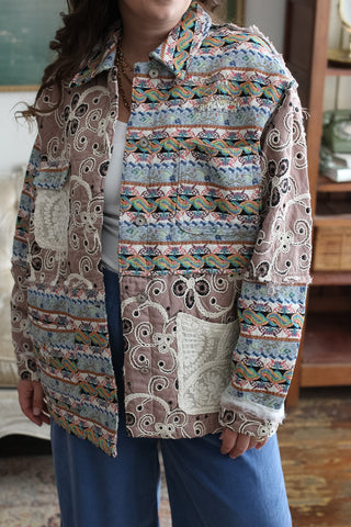 Goldie Mixed Medium Quilted Jacket