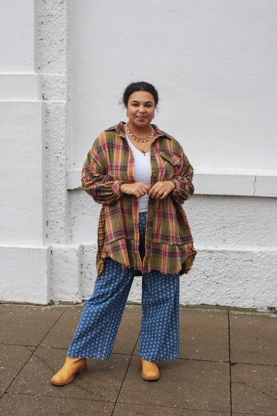 Stella Plaid Oversized Flannel