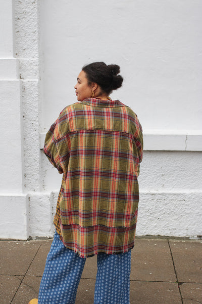 Stella Plaid Oversized Flannel