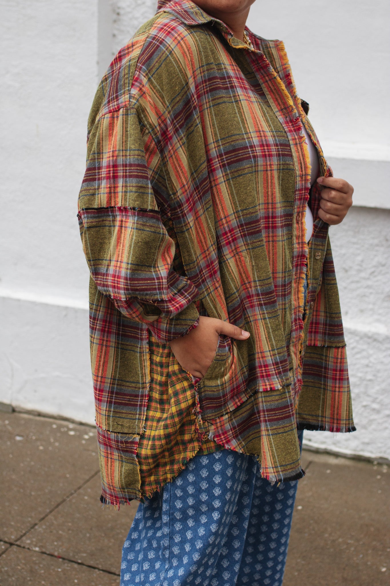 Stella Plaid Oversized Flannel