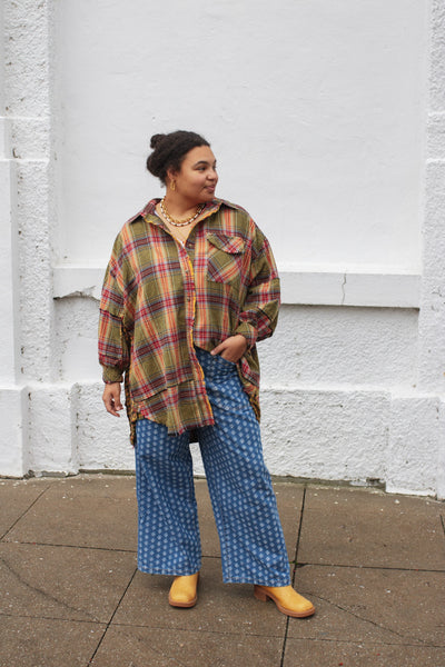 Stella Plaid Oversized Flannel