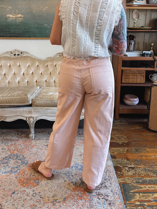 Wylie Striped Barrel Jeans