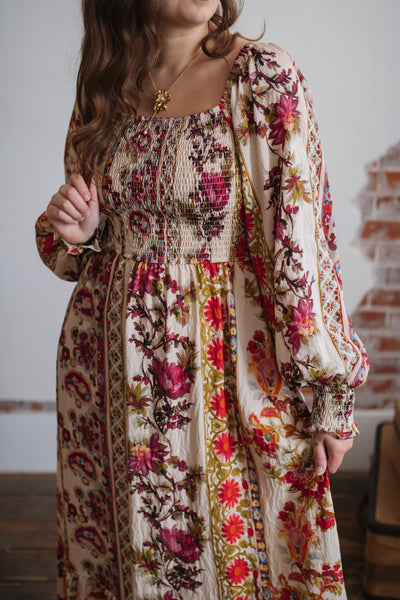 Melody Smocked Maxi Dress